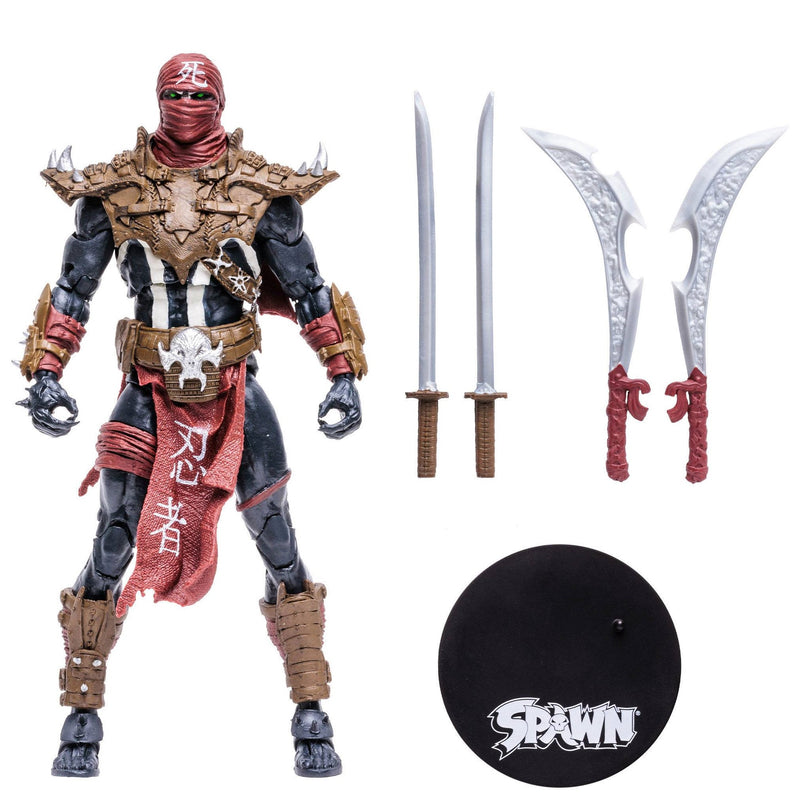 Figura de acción Spawn Wave 3 Ninja Spawn a escala de 7 pulgadas-8