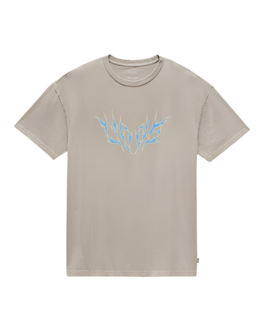 Vans 'Graffiti Conduit Oversized' Tee - Beige (Women's)-1