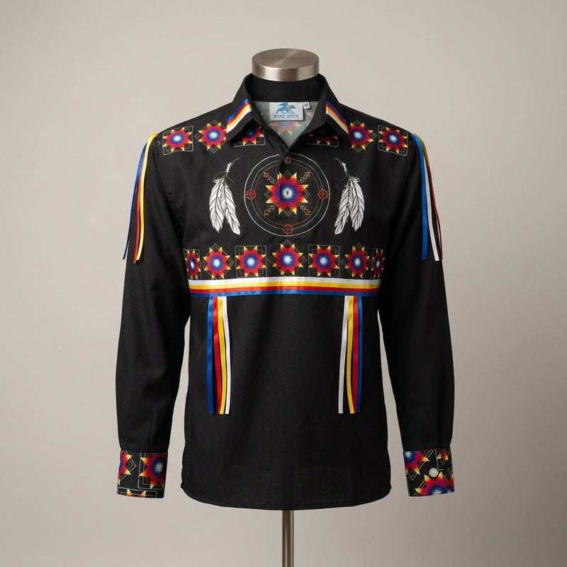 Feathers Youth Ribbon shirt-1