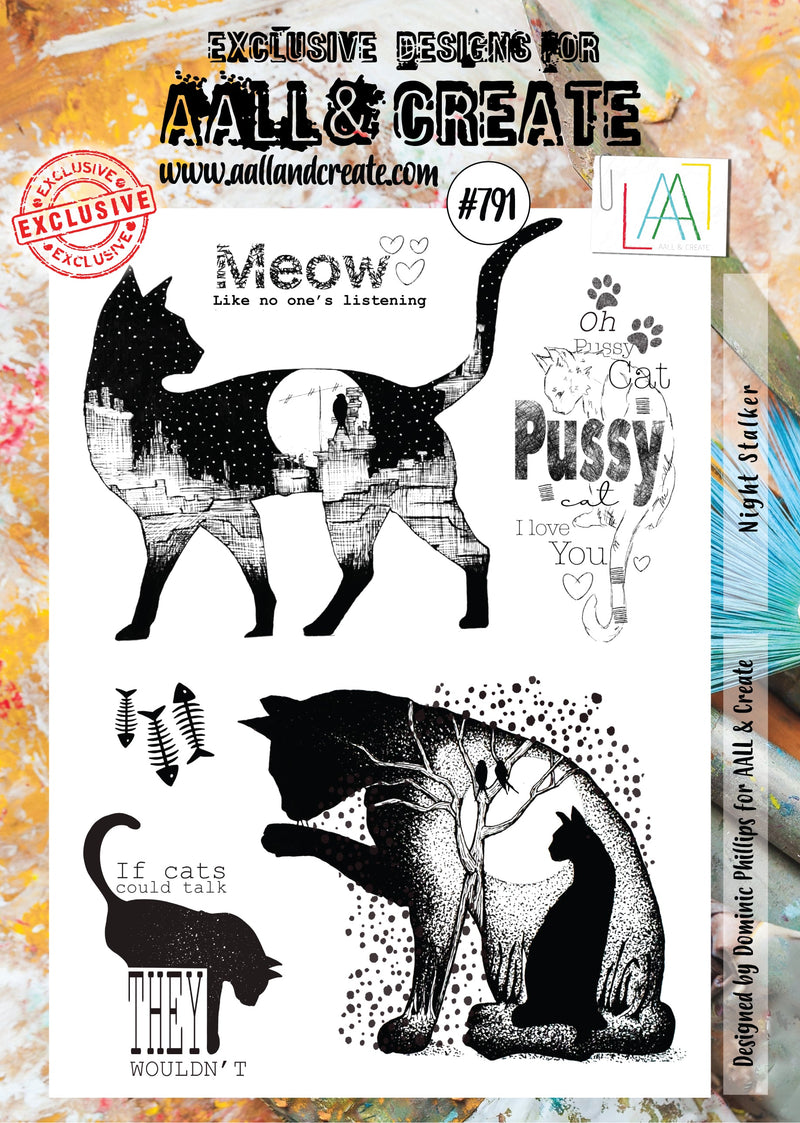 AALL and Create Stamp Set - 791 - Night Stalker-1