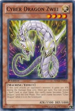 Cyber Dragon Zwei (SDCR-EN004) - Structure Deck: Cyber Dragon Revolution 1st Edition