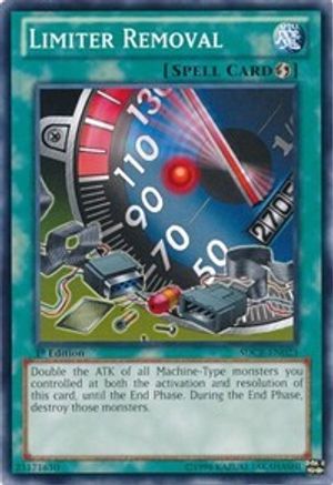 Limiter Removal (SDCR-EN023) - Structure Deck: Cyber Dragon Revolution 1st Edition-1