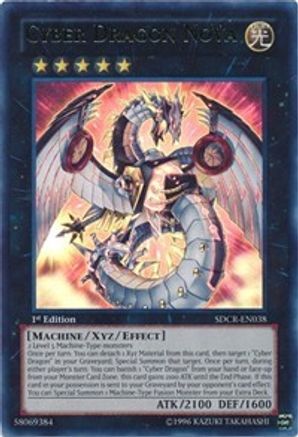 Cyber Dragon Nova (SDCR-EN038) - Structure Deck: Cyber Dragon Revolution 1st Edition-1