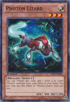 Photon Lizard (Starfoil) (SP14-EN006) - Star Pack 2014 1st Edition-1
