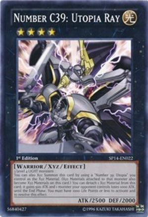 Number C39: Utopia Ray (SP14-EN022) - Star Pack 2014 1st Edition-1