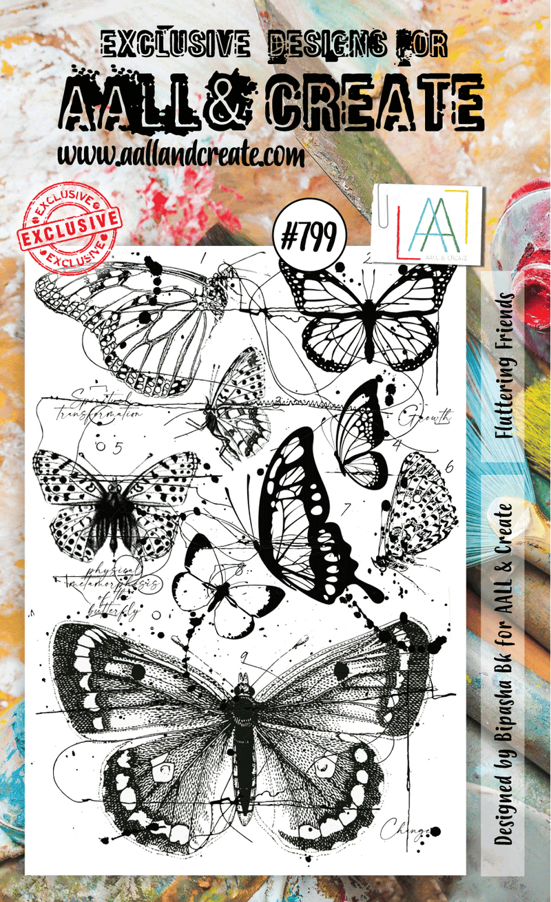 AALL and Create Stamp Set - 799 - Fluttering Friends-1
