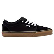 Vans 'Chukka Low' Shoes - Black/Black/Gum-1
