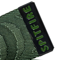 Spitfire 'Bighead Cut Out Jacquard' Web Belt - Olive/Black-2