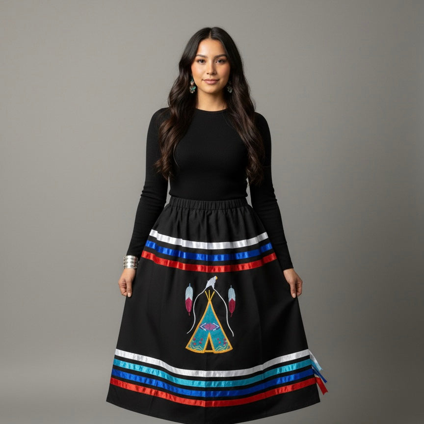Shelter of Heritage Ribbon Skirt-4