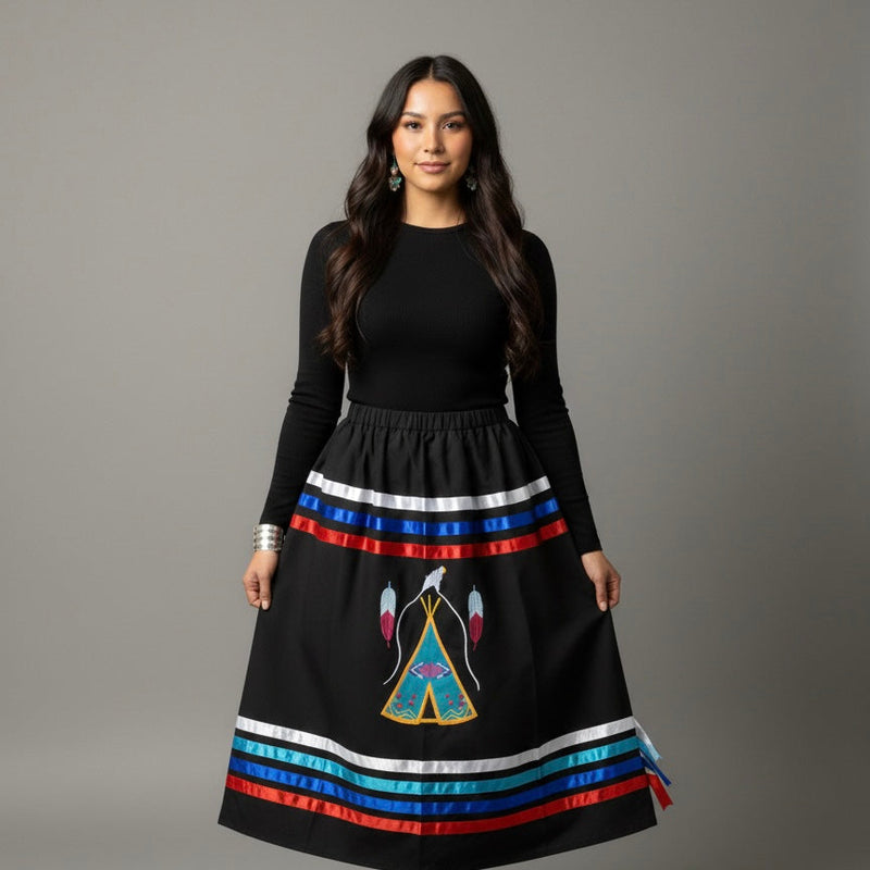 Shelter of Heritage Ribbon Skirt-4