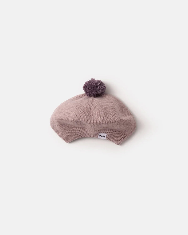Beret Chunky | Ash Rose | 7am-3