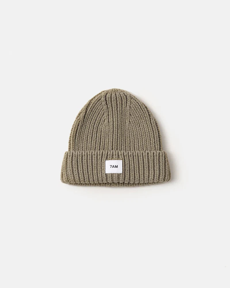 Chunky Beanie | Olive | 7am-1