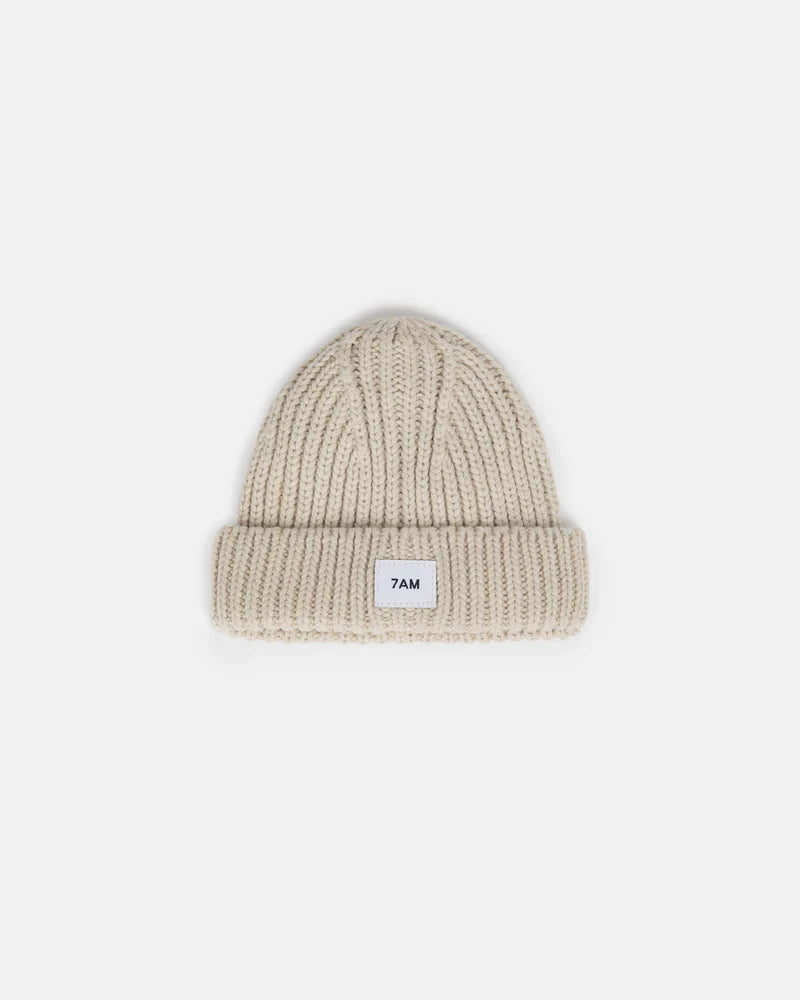 Chunky Beanie | Sand | 7am-1