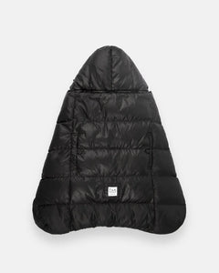 K-Poncho - Plush | 7am Enfant |  Heavy Weight Black-1