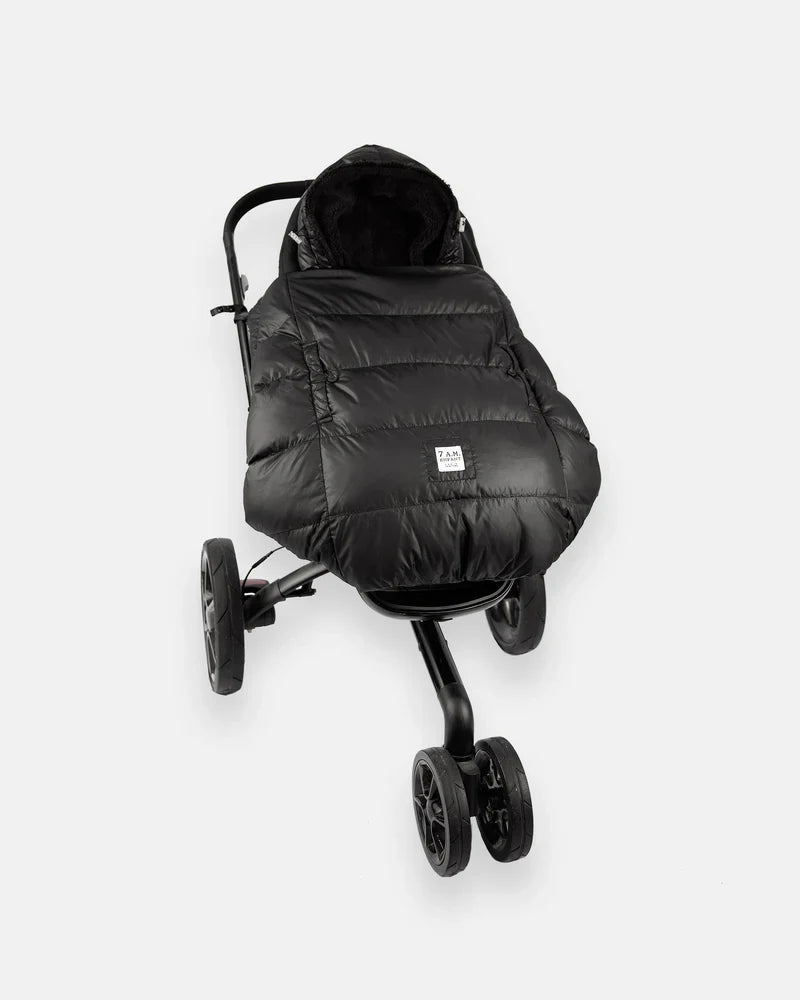 K-Poncho - Plush | 7am Enfant |  Heavy Weight Black-3