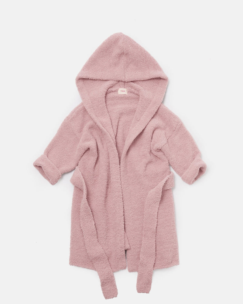 Fuzzy Robe | Ash Rose | 7AM-1
