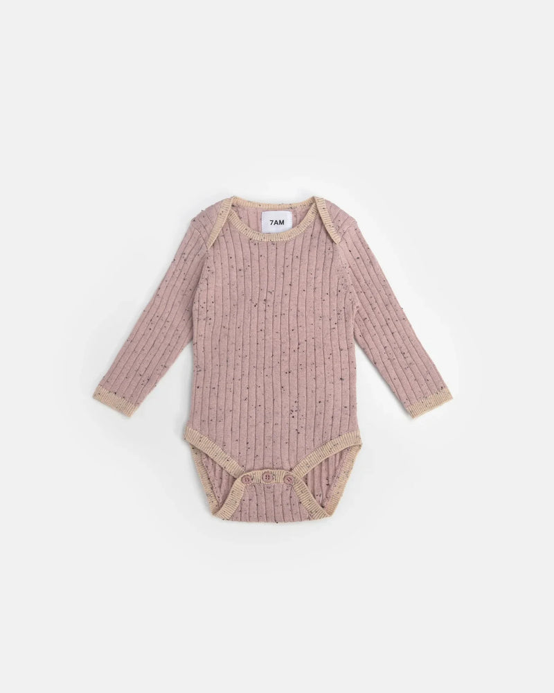 Hug Me Long Sleeve Bodysuit | Ash Rose | 7AM-1