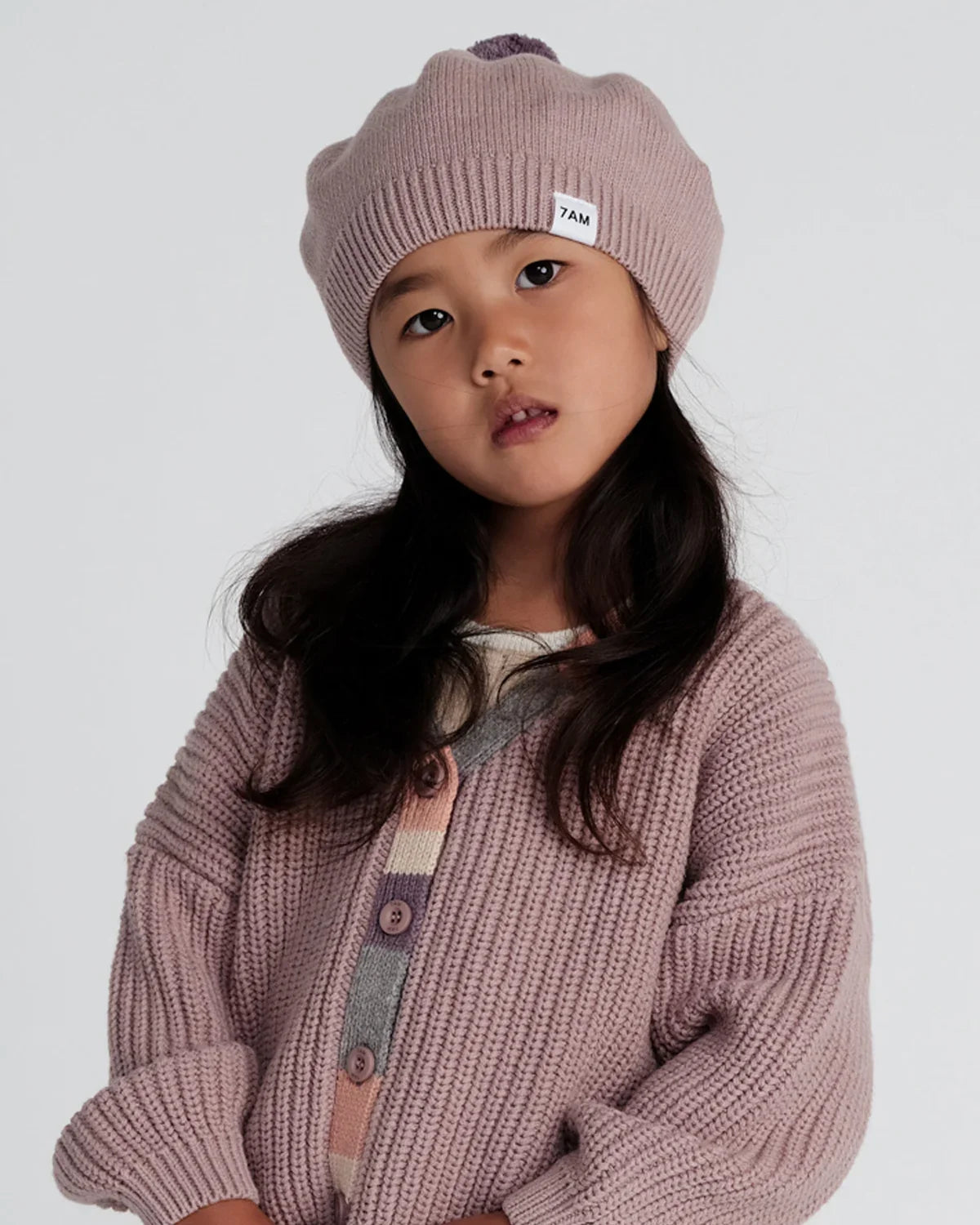 Beret Chunky | Ash Rose | 7am-1