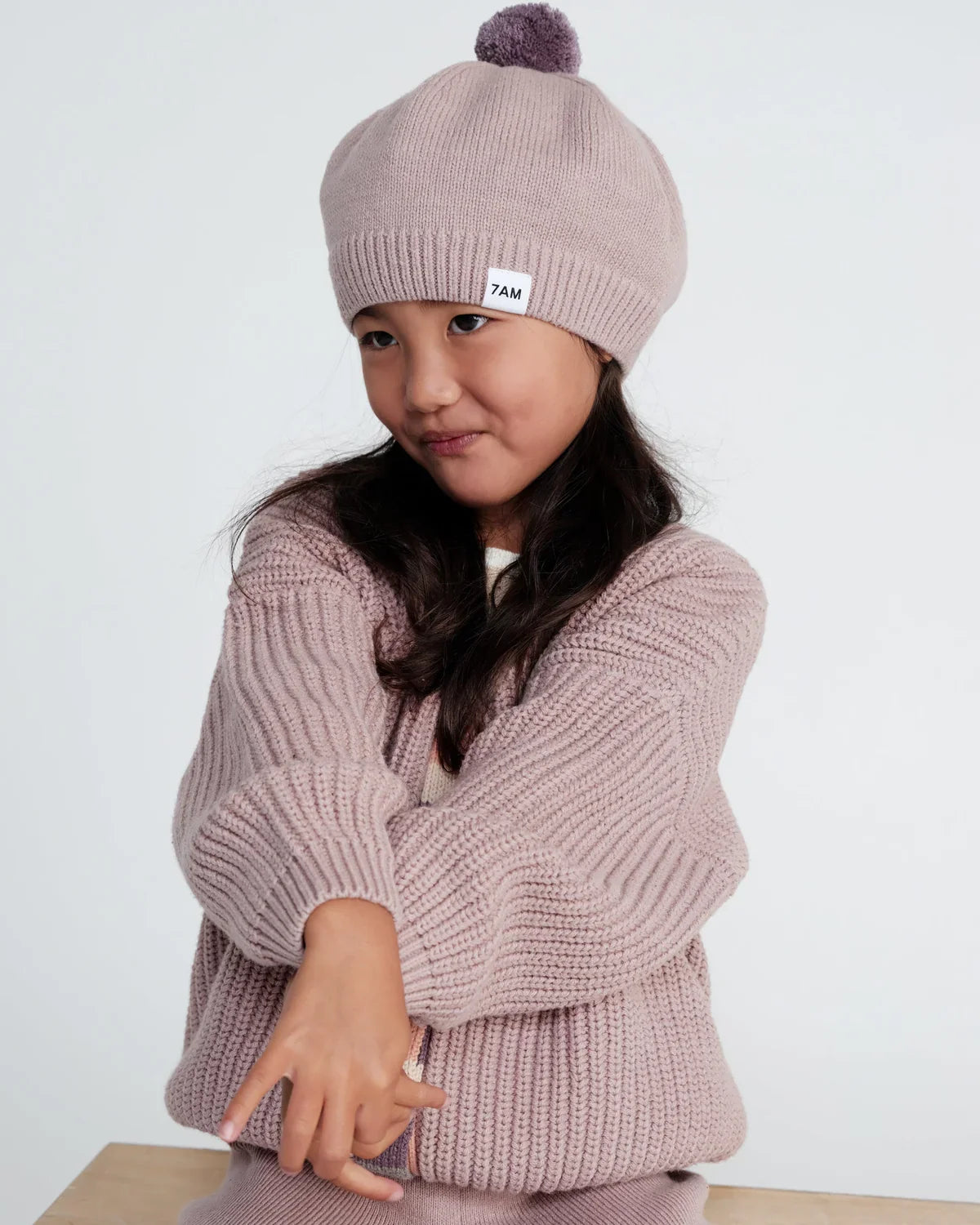 Beret Chunky | Ash Rose | 7am-4