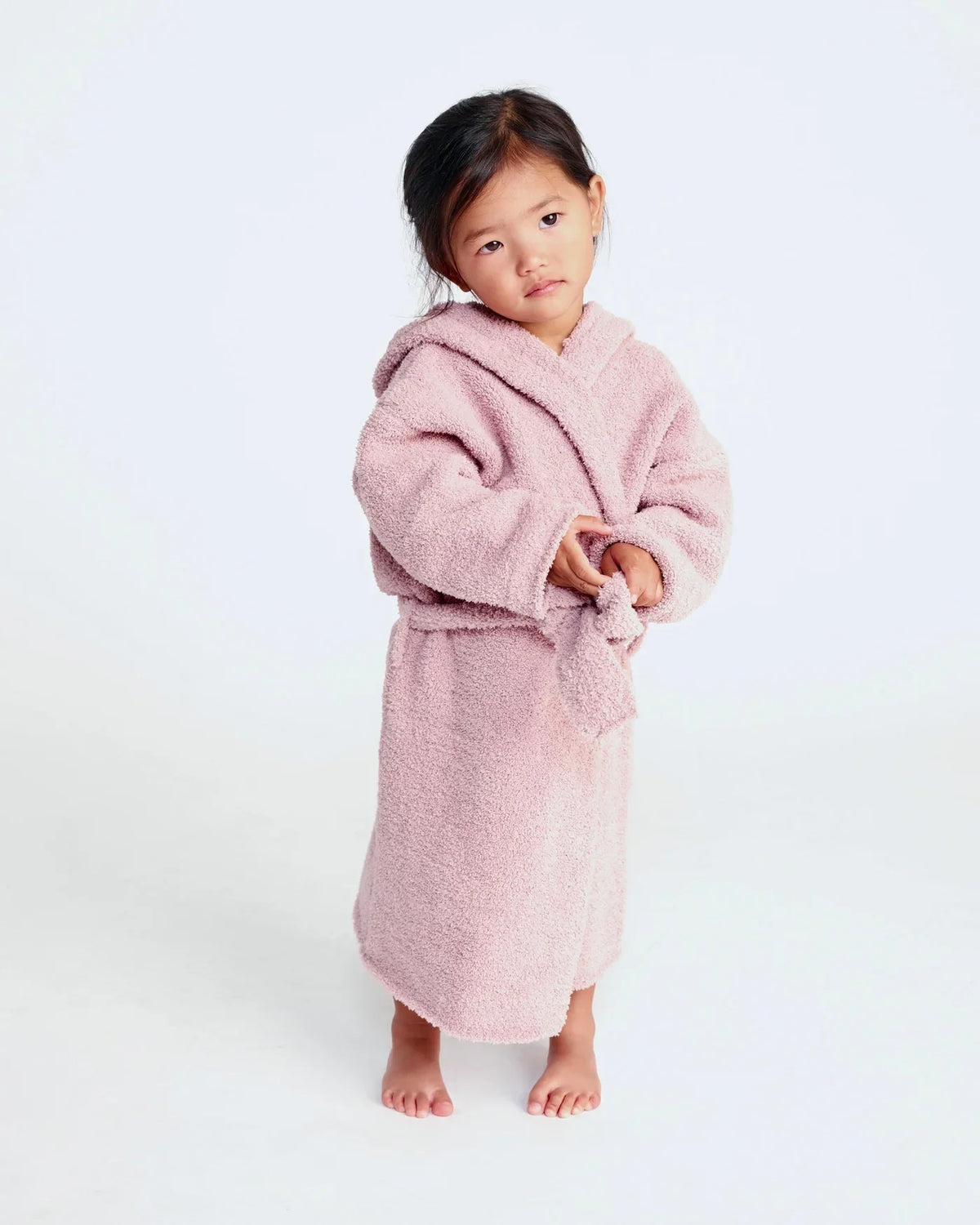 Fuzzy Robe | Ash Rose | 7AM-4