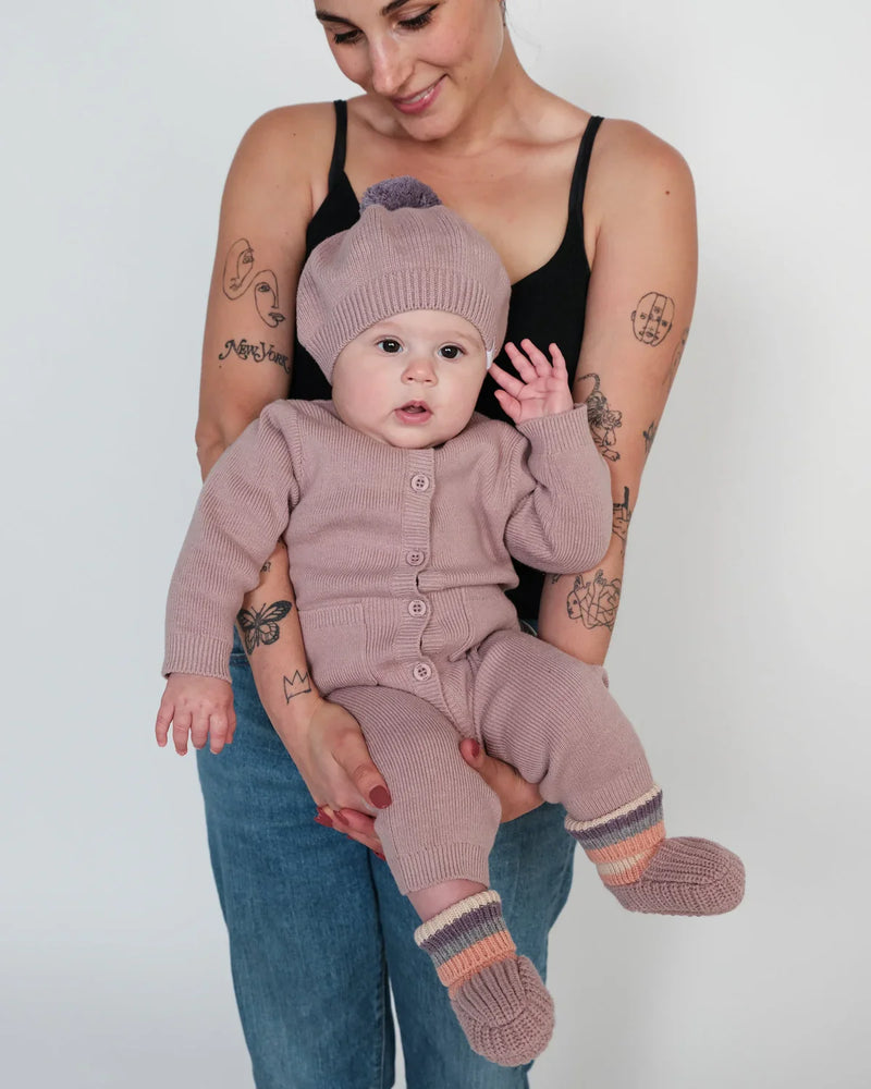 Beret Chunky | Ash Rose | 7am-2