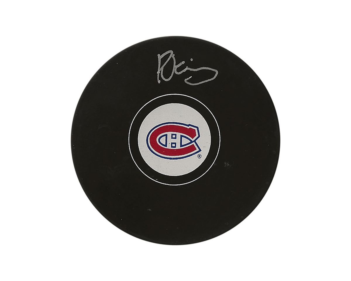 Palet de hockey Riley Kidney autographié - Modèle autographié des Canadiens de Montréal