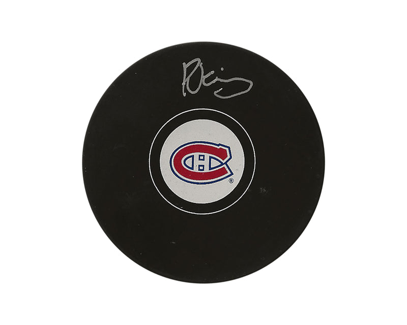 Palet de hockey Riley Kidney autographié - Modèle autographié des Canadiens de Montréal-1