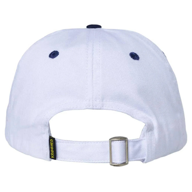 Krooked 'Sun Heart' Snapback Cap - White/Navy-2