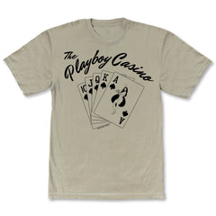 Color Bars X Playboy 'Casino' Tee - Khaki-1