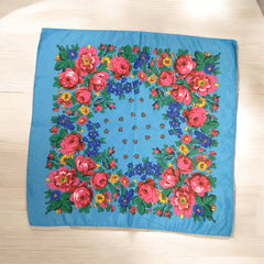 Turquoise Kokum Scarf-2