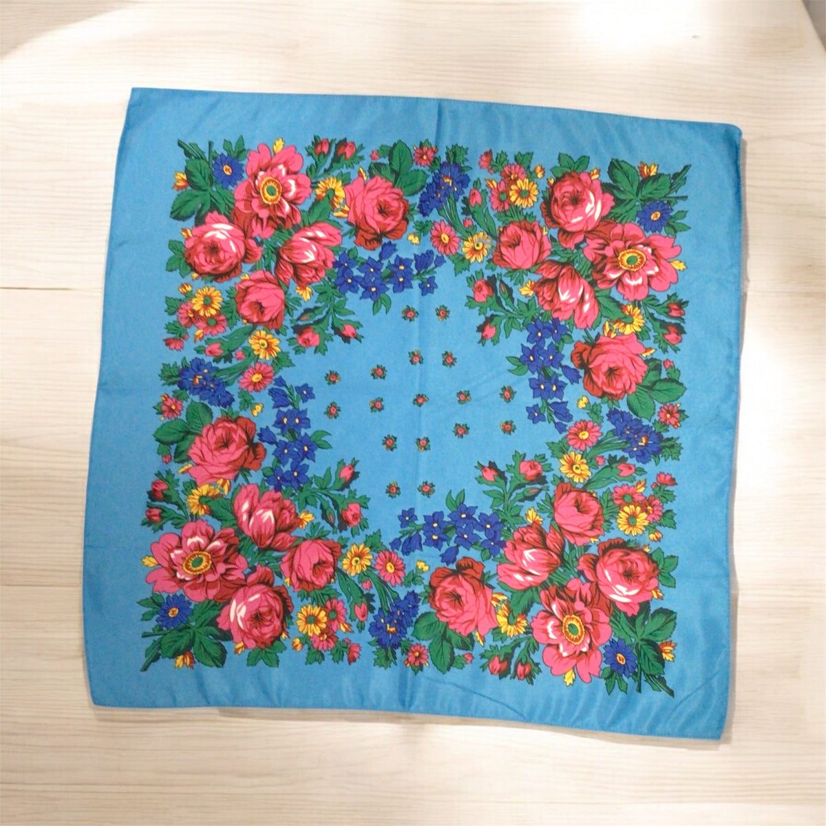 Turquoise Kokum Scarf-2