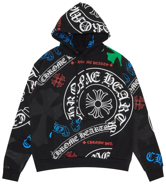 Chrome Hearts 'Stencil' Hoodie - Black-1