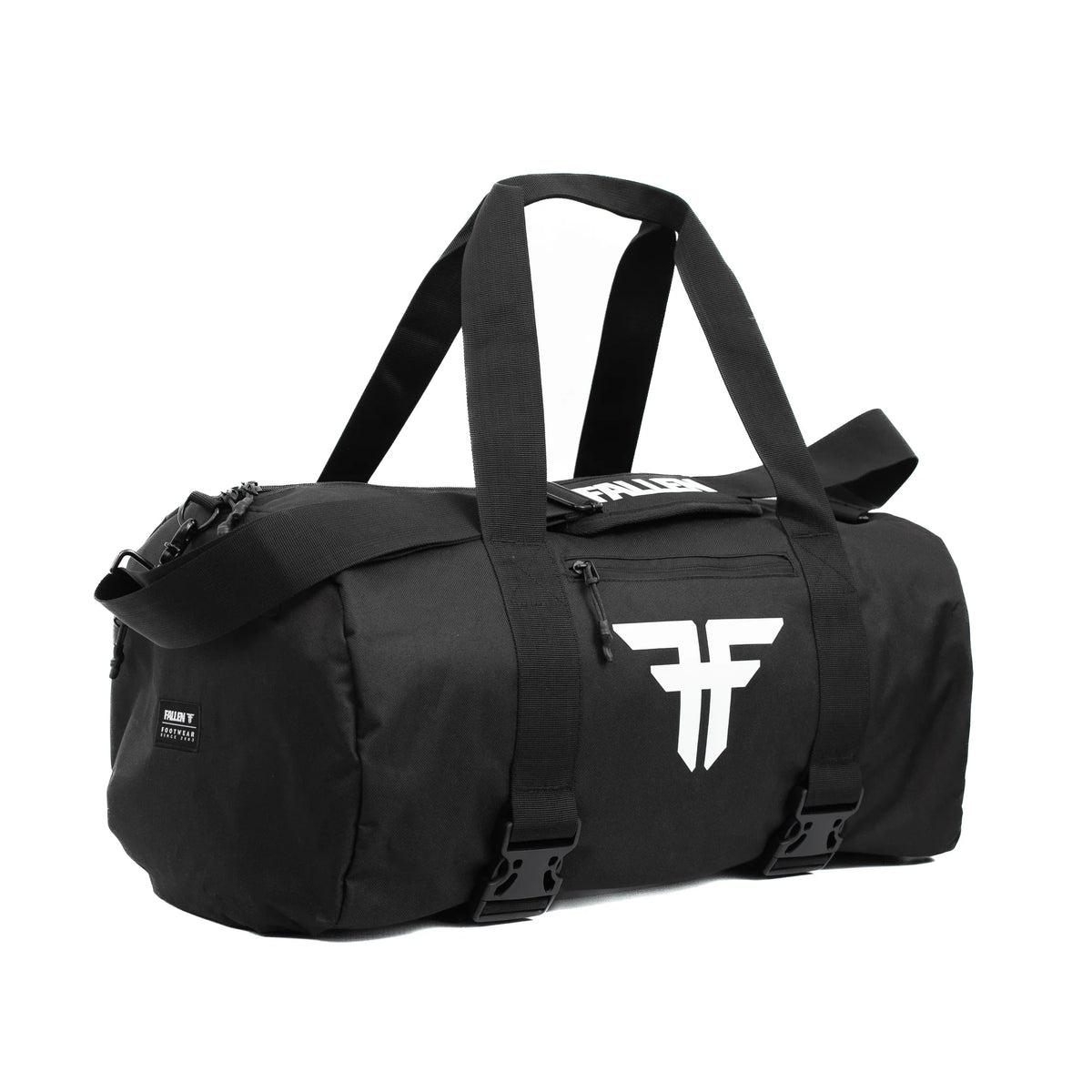 Fallen 'Utility' Small Duffle Bag - Black/White-2