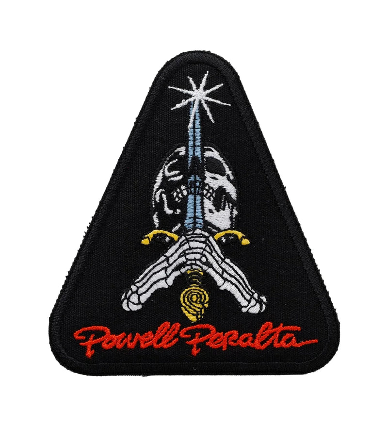 Powell Peralta 'Skull And Sword' Patch - Black-1