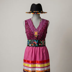 Heritage Leather Regalia Belt (HUMMINGBIRD)-5