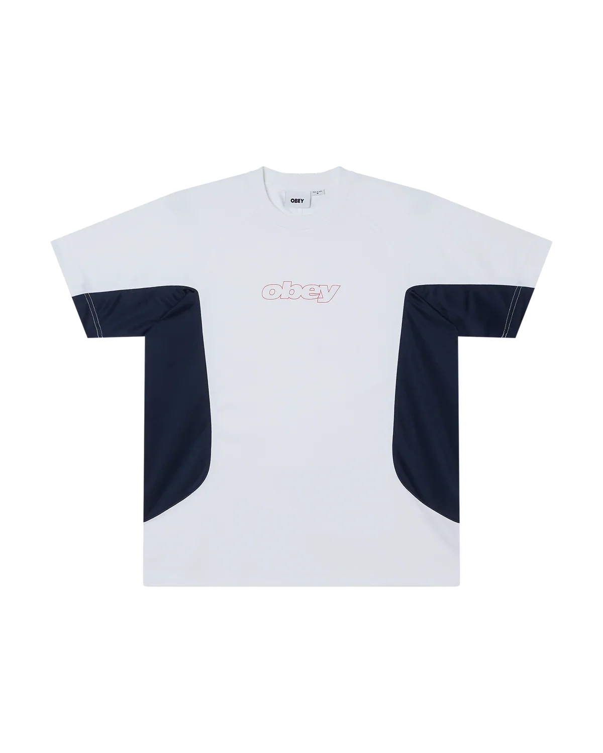 Obey 'Runner' Active Tee - White Multi-1