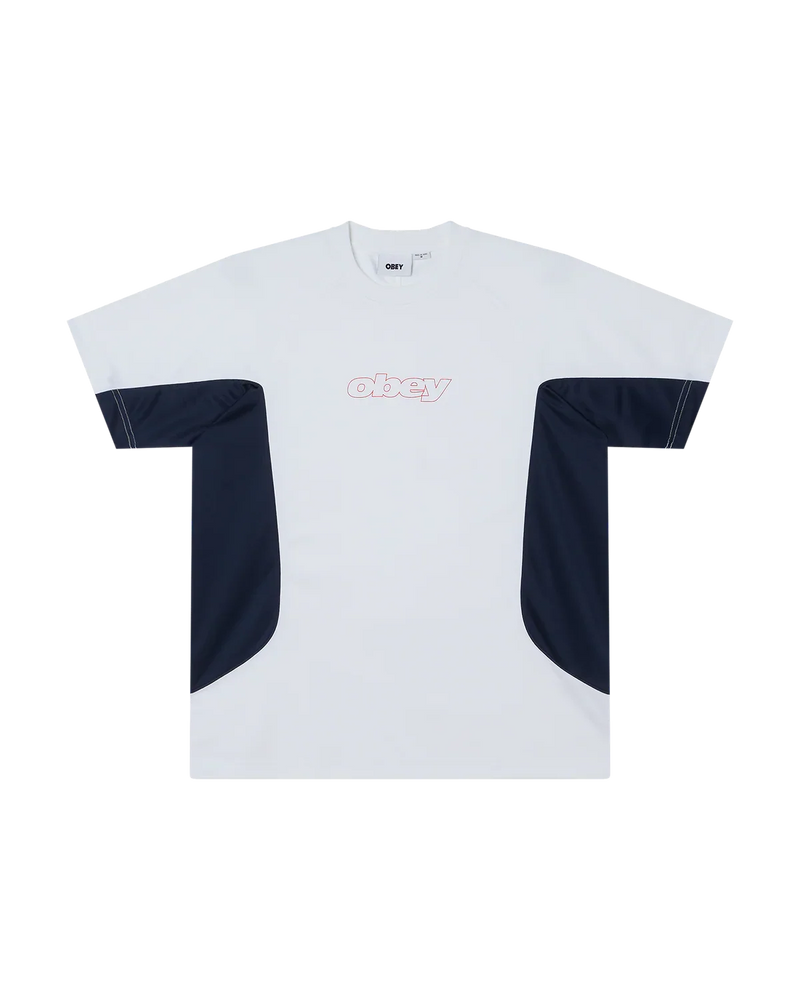 Obey 'Runner' Active Tee - White Multi-1