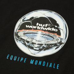 HUF 'Equipe Mondiale' Tee - Black-3