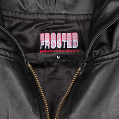 Frosted Skateboards Leather Zip-Up Jacket - Black-2