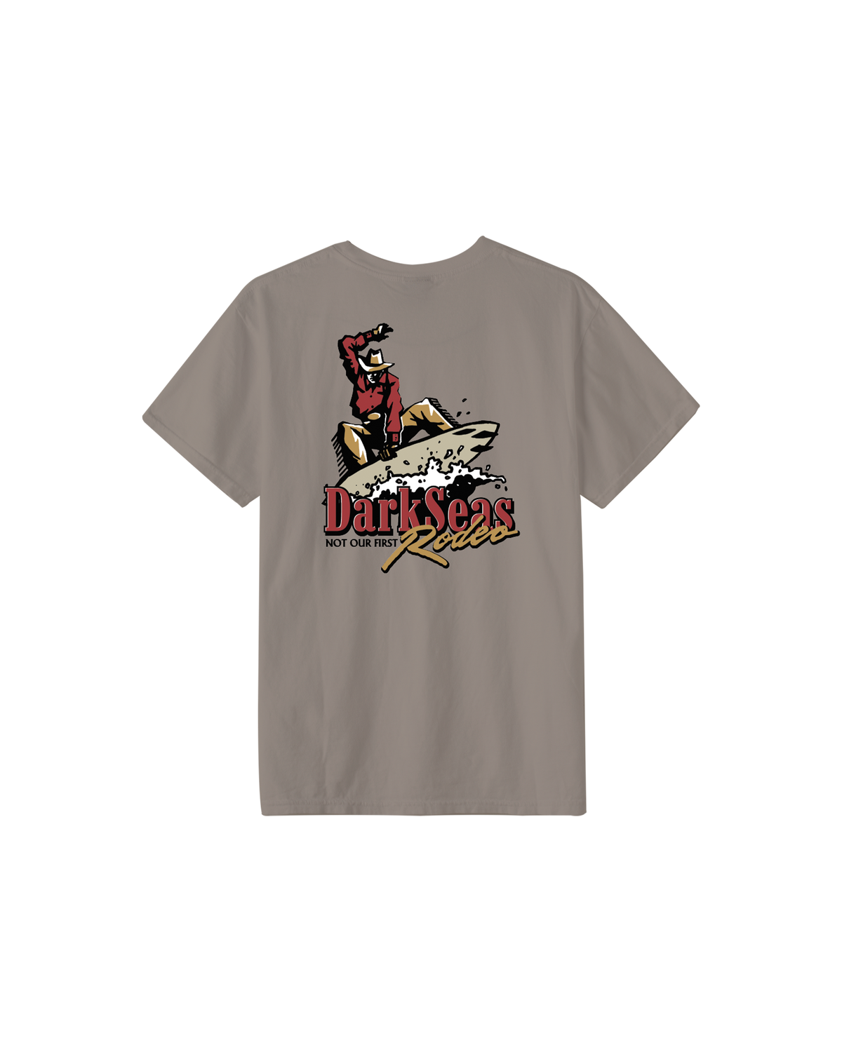 Dark Seas 'Rodeo' Tee - Vintage Khaki-2
