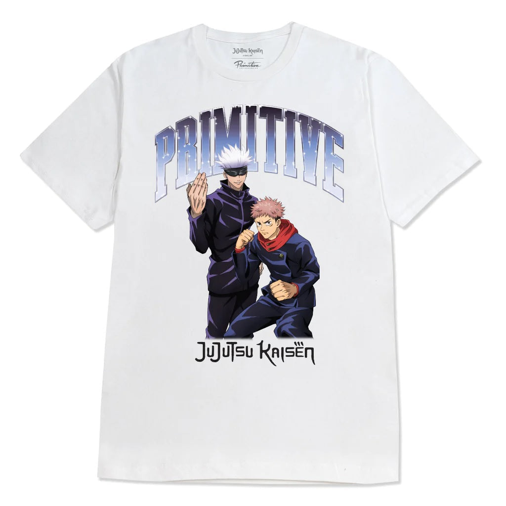 Primitive x Jujutsu Kaizen 'Duo' Tee - White-1