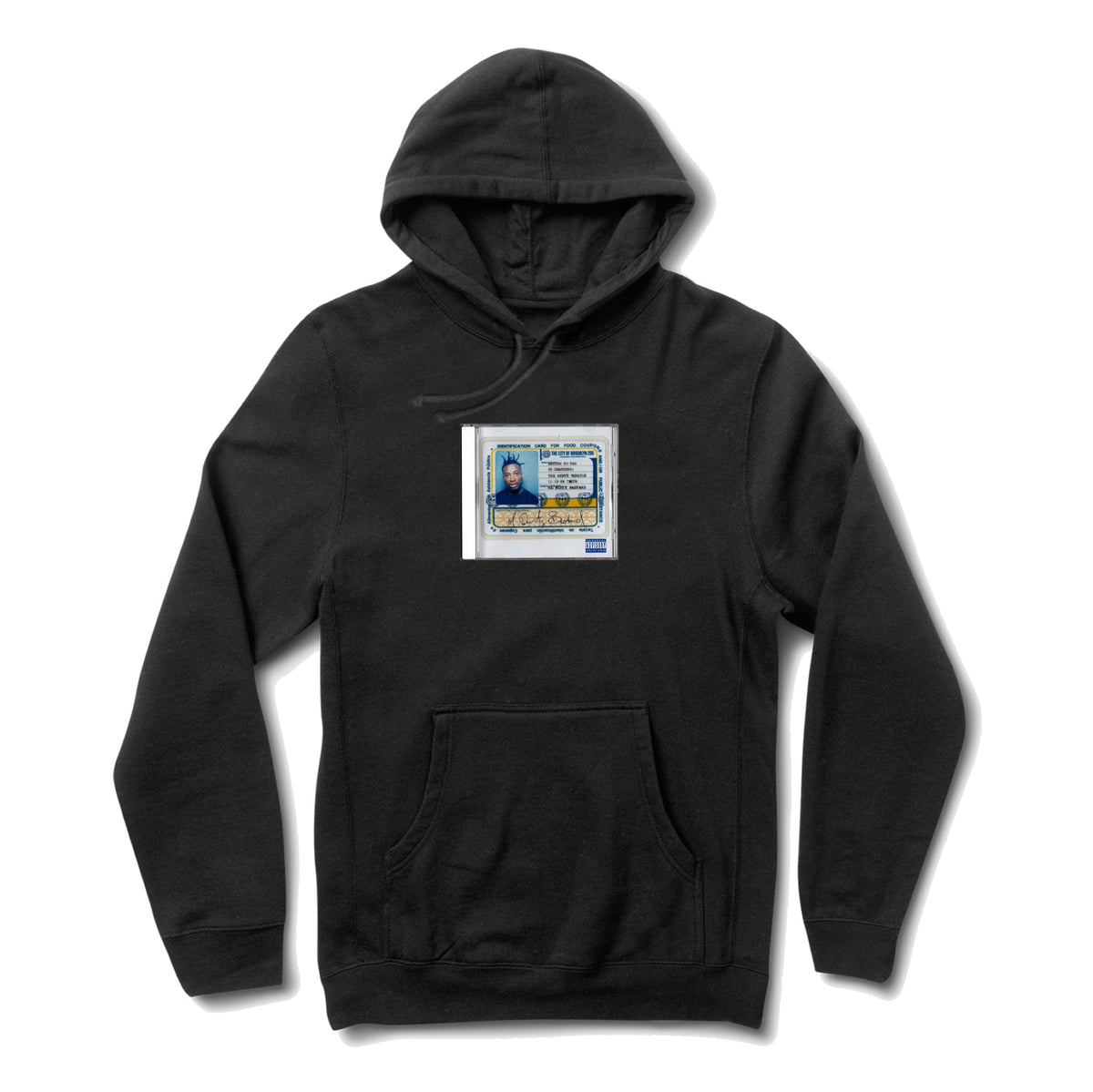 Color Bars x Ol’ Dirty Bastard 'CD' Hoodie - Black-1
