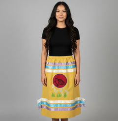 Howling wolf Ribbon Skirt-1