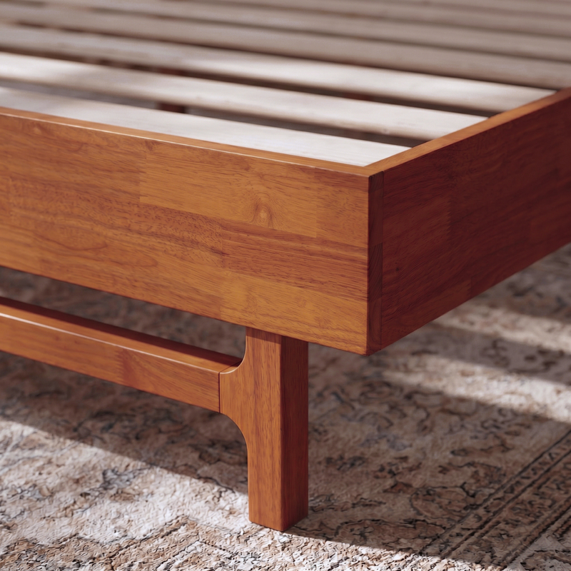 Elara Solid Wood Bed Frame-16