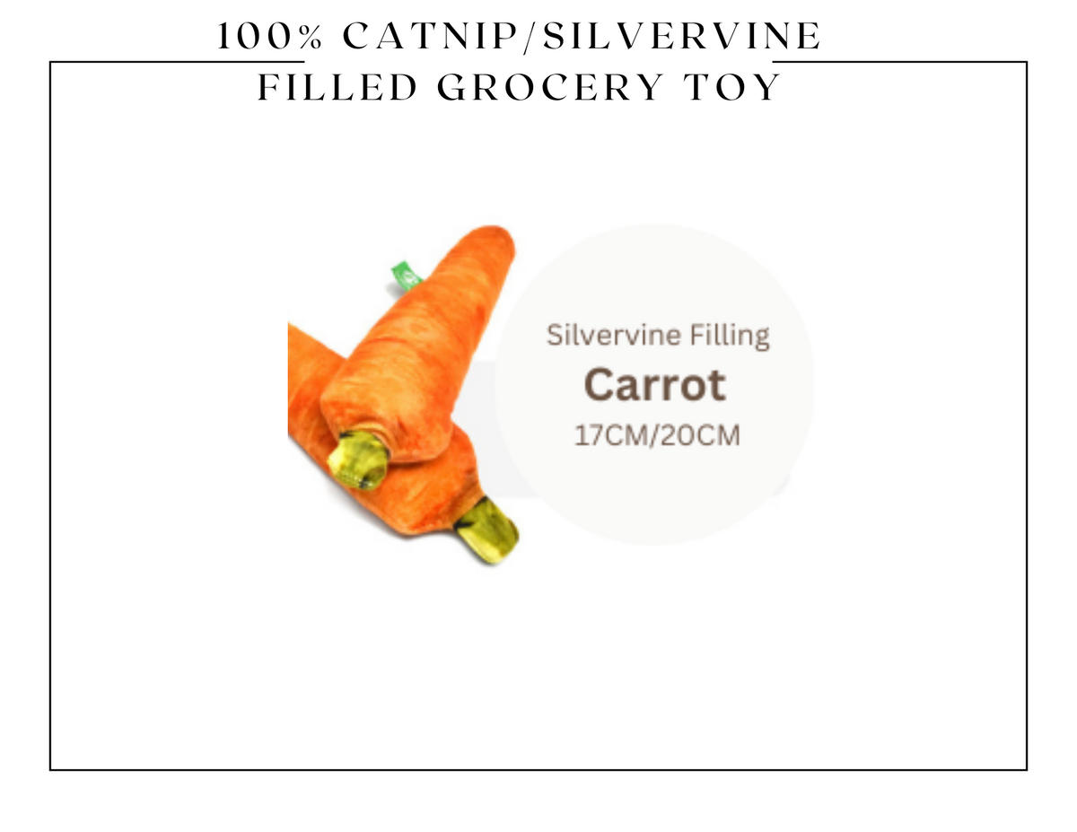 100% Silvervine/Catnip Filled Grocery Cuddle Toy-10