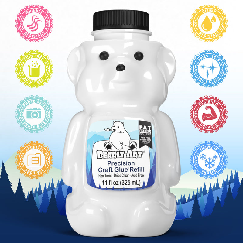 Bearly Art Precision Craft Glue - THE REFILL-4