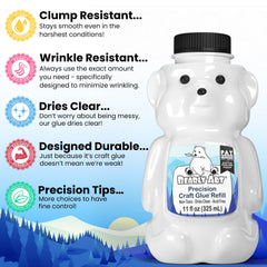 Bearly Art Precision Craft Glue - THE REFILL-3