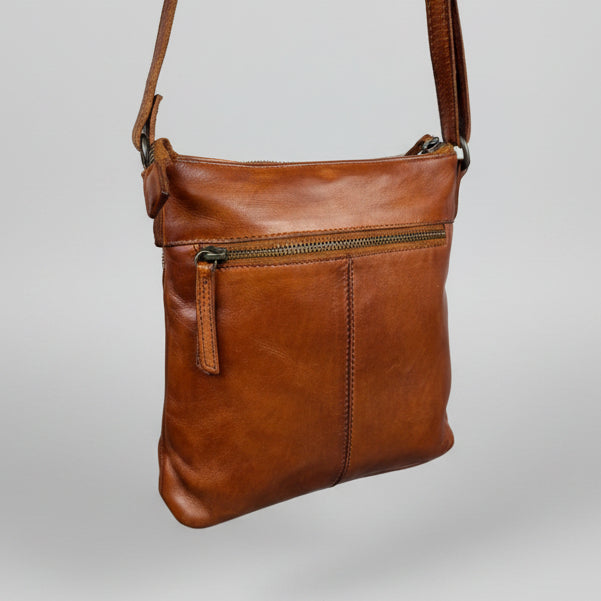 MET Women’s Genuine Leather Crossbody Bag. High-Quality Flower Embossed Floral Purse-6