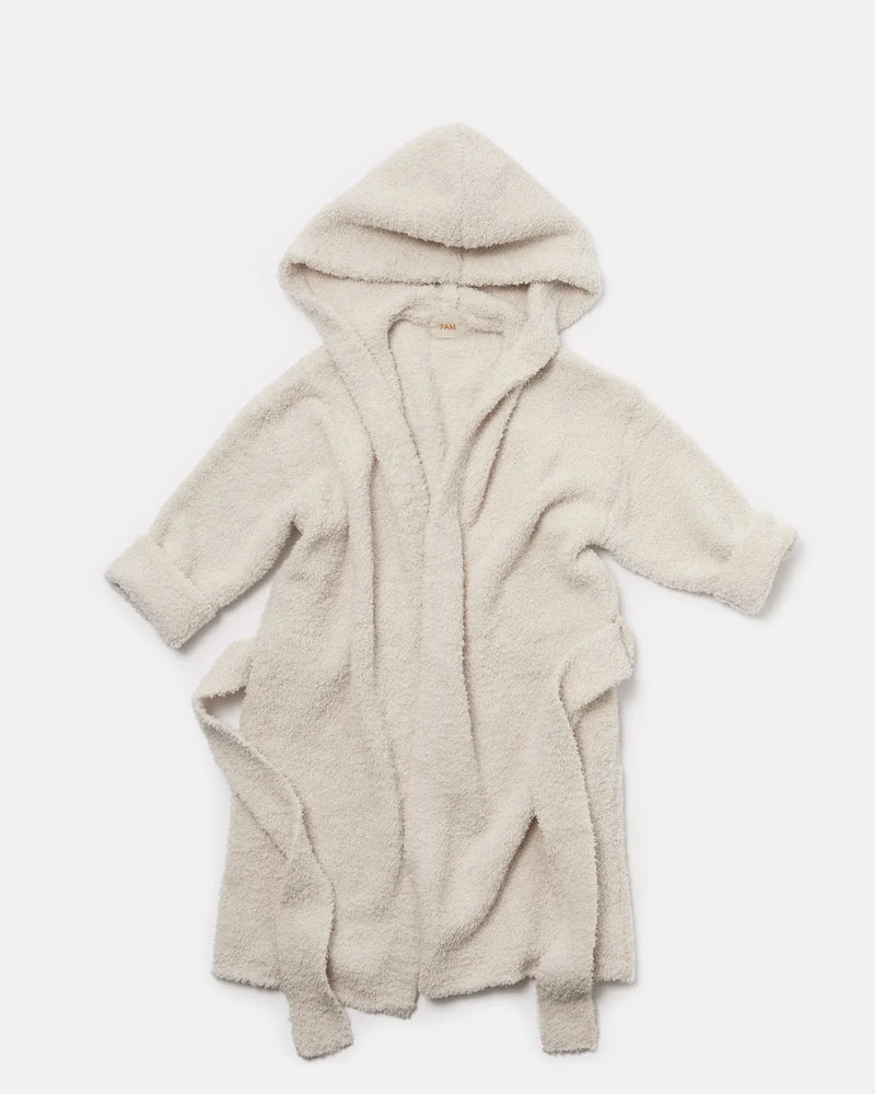 Fuzzy Robe | Ecru | 7AM-2