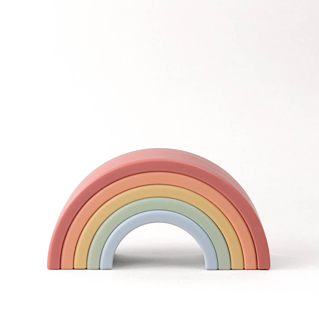 Itzy Ritzy - Ritzy Rainbow™ Stacking Toy - Ages 6+ Months-4